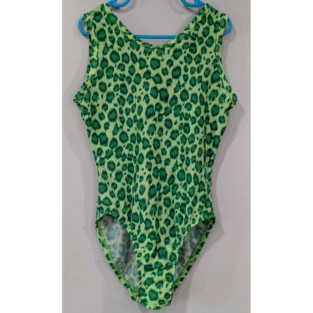 Alpha Factor Aerial Gymnastics Green Leotard Child